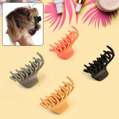 Plastic Hair Clamp – Lightweight Durable Matte Barrette