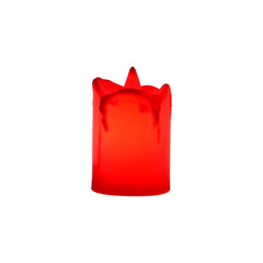 A single battery-operated Flameless LED Candle glowing softly, highlighting its safe design.
