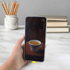 Dual-Finger Mobile Stand Keyring – Lightweight 2-in-1 Phone Holder