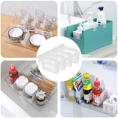 Refrigerator Drawer Dividers – 4 Pcs Set | Indo Glow