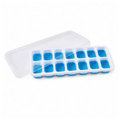 Multipurpose Plastic Ice Cube Tray Ð 14-Grid with Lid for Easy Freezing