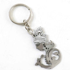 Krishna Face Keychain – Elegant and Devotional Accessory