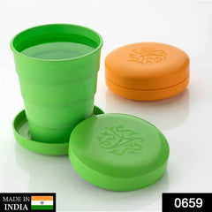 Folding Travel Cup – Collapsible Silicone Tumbler for Kids |