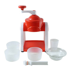 Manual Ice Snow Maker – Hand Crank Gola & Slush Machine