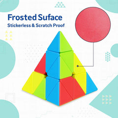 Triangle Puzzle Cube – Fast & Smooth Brain Teaser Toy