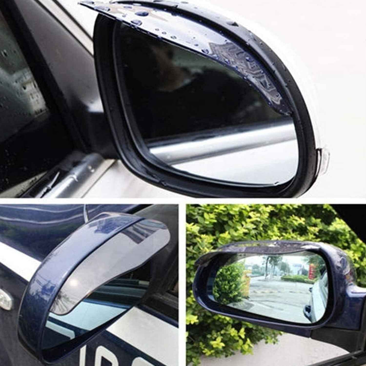 Car Rearview Mirror Rain Protector – Anti-Glare, All-Weather | Velvet Wheels