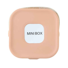 Mini Jewelry Storage Box – Compact Travel Organizer with Mirror