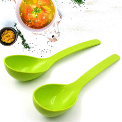 Plastic Kitchen Ladle – 2-Pc Serving Spoon Set | Serve Stellar