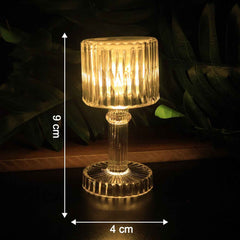 LED Crystal-Effect Table Lamps – Set of 24 Decorative Lights