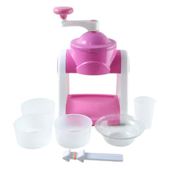 Grinding handle and blade assembly of pink manual gola maker