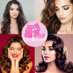 Self-Grip Hair Rollers – Lightweight Heat-Free Curlers 6 Pc Set