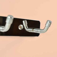 Stainless Steel Coat Hook Rack – 4 Heavy Duty Hooks for Home