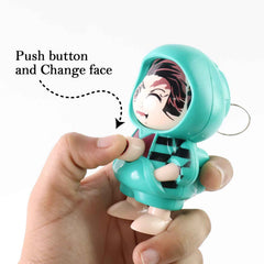 Cartoon Character Keychain – Durable PVC Cute Mini Figure
