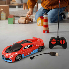 High-Speed RC Sports Car – Realistic Spray Exhaust Effect