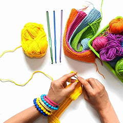 Crochet Hook Set – Aluminium Multicolor (12 Pcs) | Arrive Kit