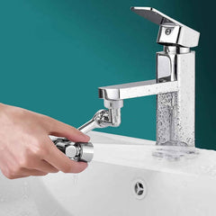 Universal Faucet Extension – Splash-Proof, 360° Rotatable Nozzle