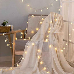 Star String Lights – USB Powered 20 LED Warm White Fairy Lights
