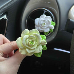 Rose Flower Car Air Freshener Clip – Stylish Floral Scent