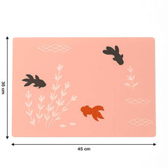 Dining Table Placemats – Elegant Heat Resistant Fish Design Set