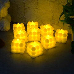 LED Bubble Candle Set – Safe Flameless Decorative Lighting