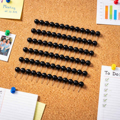 Round Head Push Pins – Strong Steel, Secure Pinning (80 Pieces)