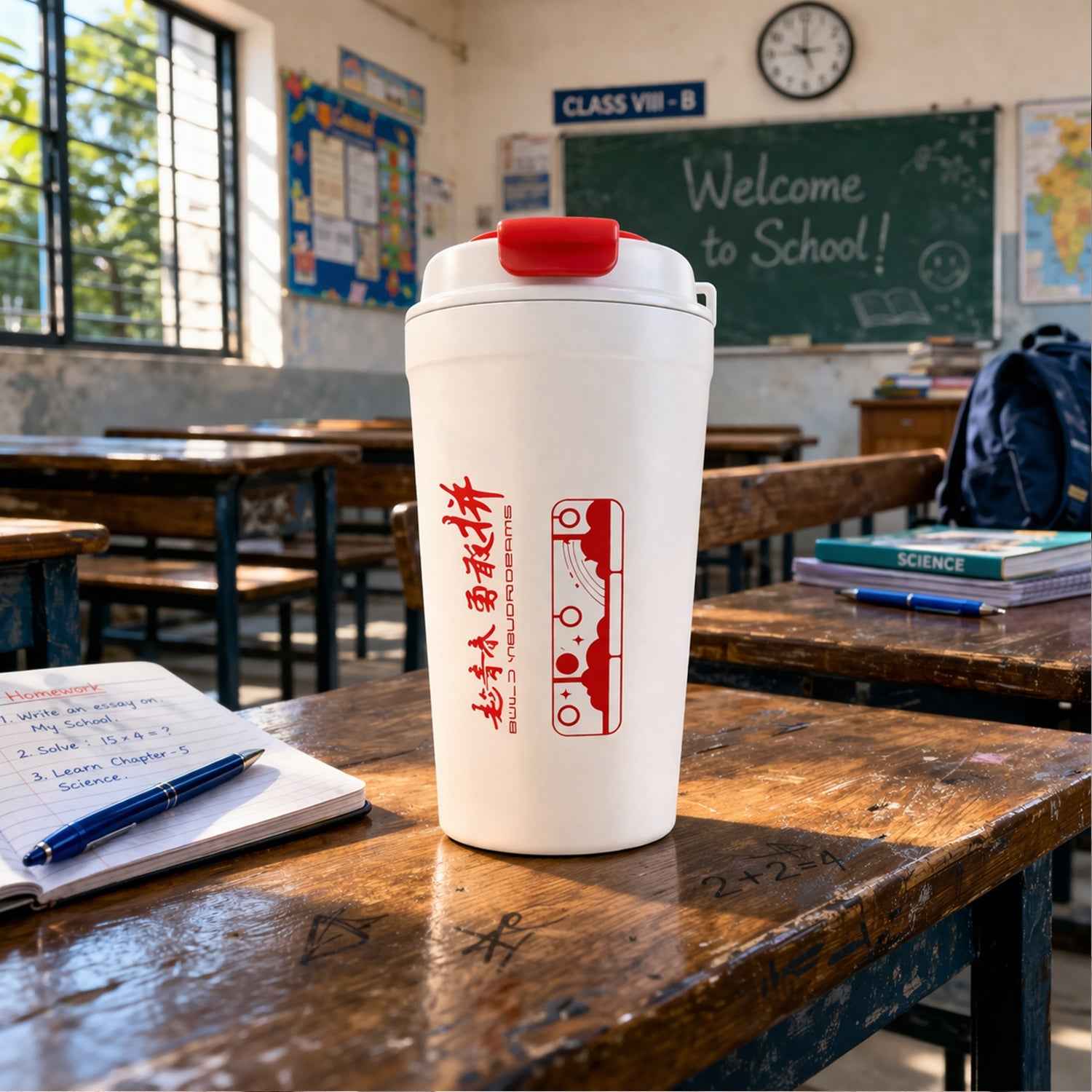 Vacuum Insulated Travel Mug – Keeps Beverages Hot & Cold