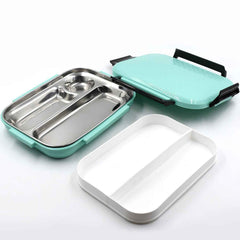 Steel Lunch Box – Multi-Compartment Tiffin for Office & School | Lunchie Bunchie