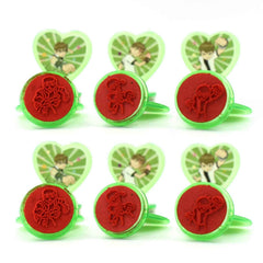 Cartoon heart stamps with various expressions, ideal for teachers and parents.