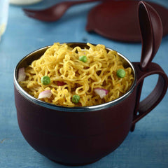 Stainless Steel Noodle Bowl – Insulated & Portable | Ganesh