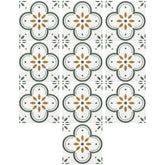 A single patterned Peel and Stick Tile showcasing its design and texture.