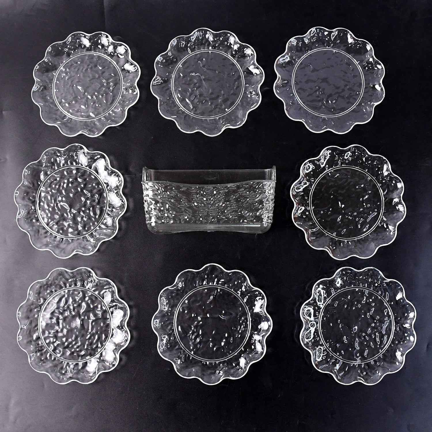 Plastic Bowl Set – 9-Piece Unbreakable Serving Tray Combo