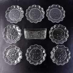 Plastic Bowl Set – 9-Piece Unbreakable Serving Tray Combo