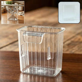Mini Rack-Mount Storage Box – Space-Saving Transparent Organizer
