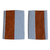 Leather & Cotton Pillow Covers – 20x20 Inch (2-Pack) | Styleva