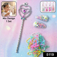 Girls Hair Accessories Kit – Colourful Styling & Play Set