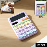 Desktop Calculator – Large Display & Soft Multicolor Keys