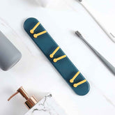 Wall-Mounted Toothbrush Holder – Plastic Bathroom Organizer | BrushedUp