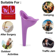 Female Urinal Funnel – Portable Reusable Silicone | Velvet Wellness
