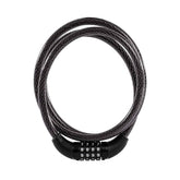 Bicycle Cable Lock – Heavy Duty 4-Dial Combination, Multi-Use | Safora
