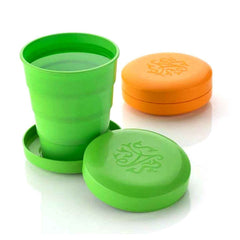 Folding Travel Cup – Collapsible Silicone Tumbler for Kids |