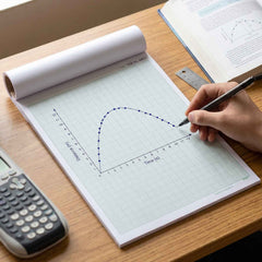 A4 Graph Paper Pad Ð Precise 1mm Square Grid for Technical & Academic Use