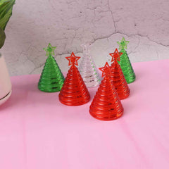 LED Christmas Tree Decorative Lights – Set of 6 Mini Battery Operated Lamps