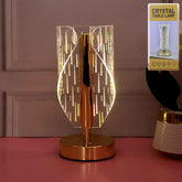 Crystal LED Table Lamp – Elegant Modern Bedside Lighting
