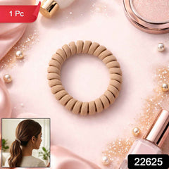 Soft Stretchable Spiral Coil Hair Band Ð No Crease & Gentle Hold