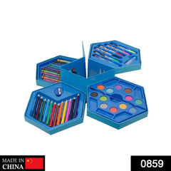 Kids Art Set 46 Pcs – Drawing & Colouring Kit |