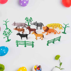 Animal Kingdom Toy Set – 14-Piece Realistic Wildlife Figures