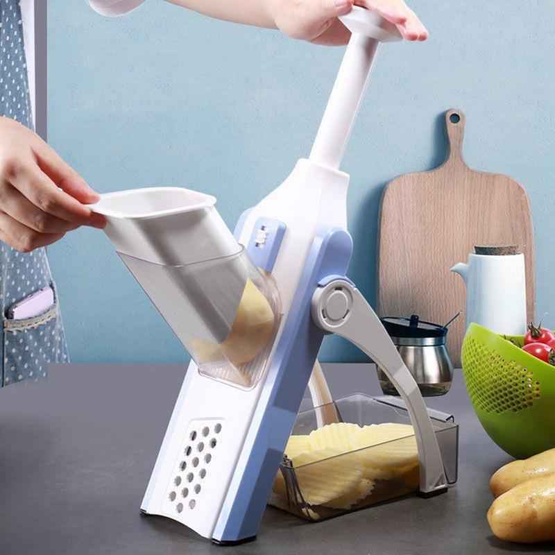 XcelCraft Vegetable Chopper on a kitchen counter with fresh vegetables.