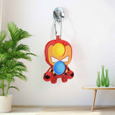 Iron Man Pop It Keychain – Compact Fidget Stress Relief Toy