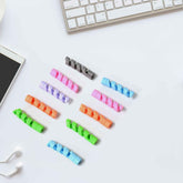Cable Protector – 10-Pack Flexible Silicone for Chargers | WipeTech