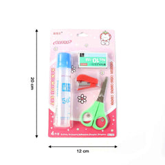 Kids Crafting and Stationery Set – Safe 4-Piece Creative Kit